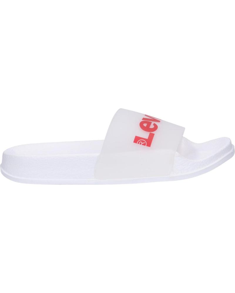 girl and boy Flip flops LEVIS VPOL0076S POOL 0061 WHITE