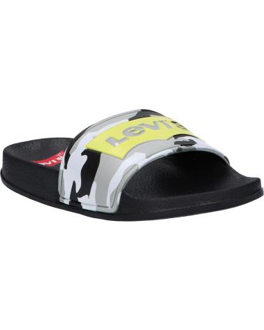 girl and boy Flip flops LEVIS VPOL0060S POOL 2667 CAMO LIME