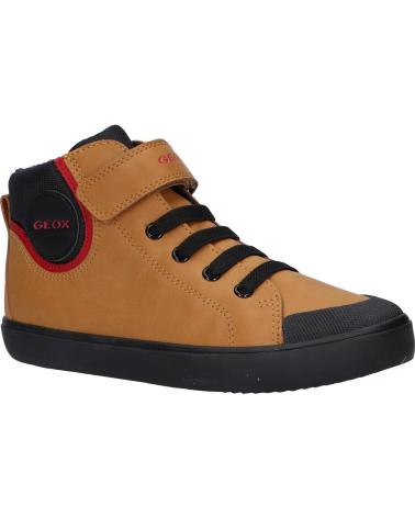 boy Trainers GEOX J365CF 0MEFU J GISLI C2G9B DK YELLOW-BLACK