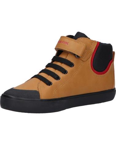 boy Trainers GEOX J365CF 0MEFU J GISLI C2G9B DK YELLOW-BLACK