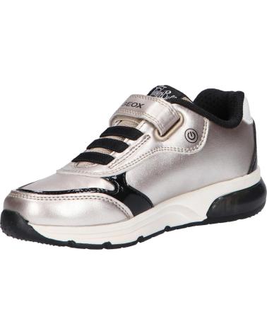 Sportschuhe für Mädchen geox DEPORTIVA CAMPANILLA J368VD PLATINUM