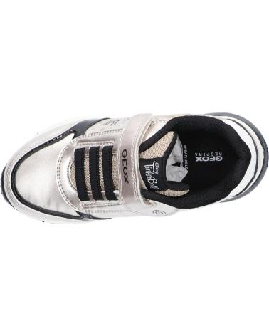 Sportschuhe für Mädchen geox DEPORTIVA CAMPANILLA J368VD PLATINUM