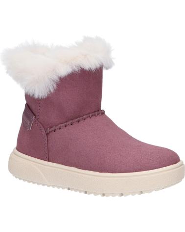 Stiefel für Mädchen GEOX J36HUD 000AU J THELEVEN C8025 ROSE SMOKE