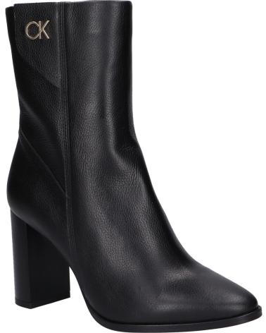 Botas de Mujer CALVIN KLEIN HW0HW01750 CUP HEEL ANKLE BOOT BEH CK BLACK