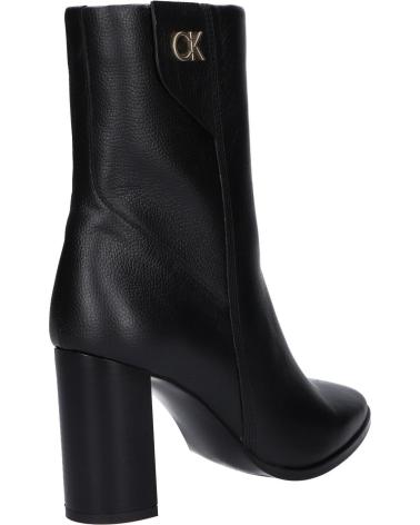 Botas de Mujer CALVIN KLEIN HW0HW01750 CUP HEEL ANKLE BOOT BEH CK BLACK