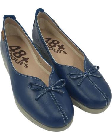 Bailarinas de Mujer 48 HORAS ZAPATOS PRIMAVERA VERANO 48HORAS JEANS 311111 AZUL OSCURO