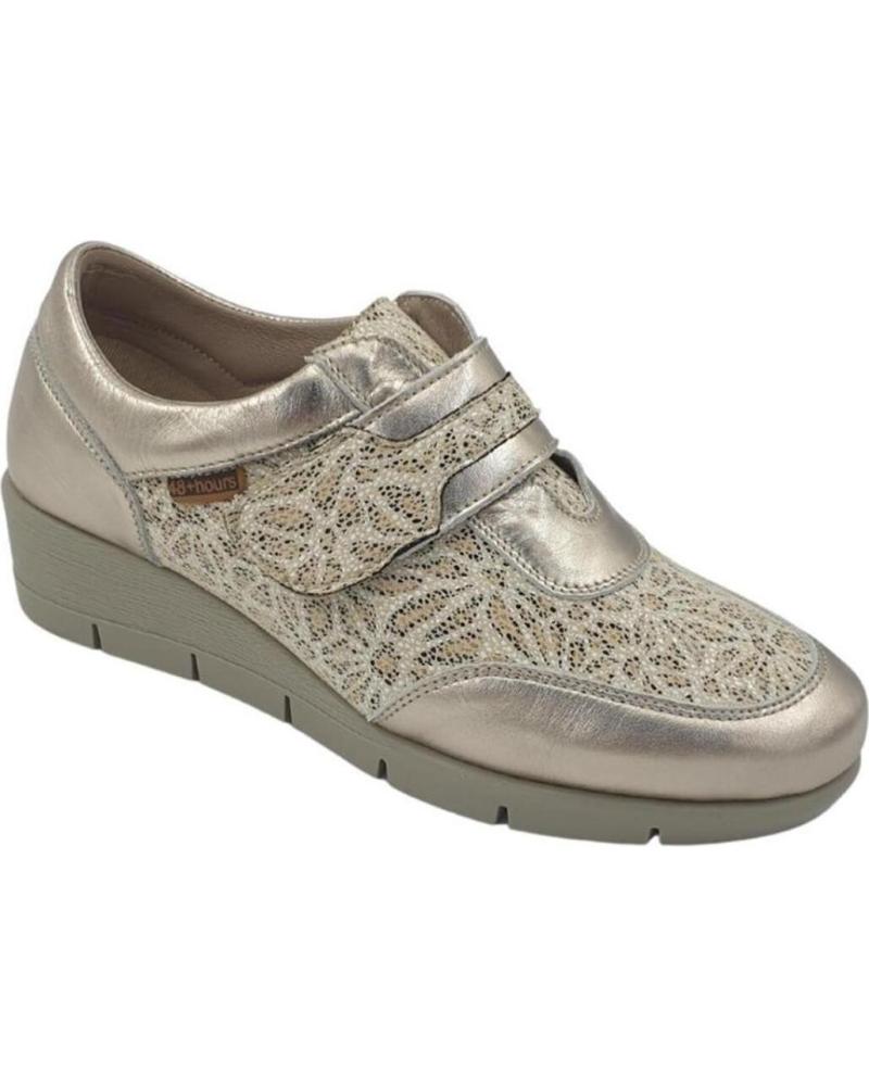 Zapatos de Mujer 48 HORAS ZAPATOS PRIMAVERA VERANO CHAMPAN 311103 ORO