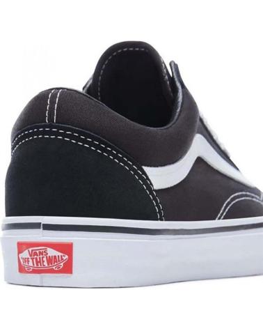 Sportivo-De-Niña-VANS-OFF-THE-WALL-ZAPATILLAS-VANS-OLD-SKOOL-V-NEGRO