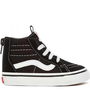 Sportivo-De-Niña-VANS-OFF-THE-WALL-BOTAS-VANS-SK8-HI-ZIP-NEGRO