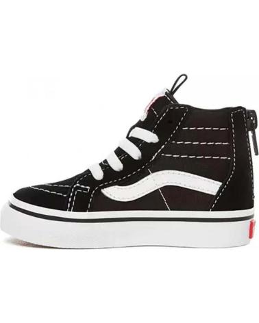 Sportivo-De-Niña-VANS-OFF-THE-WALL-BOTAS-VANS-SK8-HI-ZIP-NEGRO