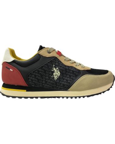 Zapatillas deporte de Hombre US POLO ASSN ZAPATILLAS POLO BLK-BEI 02