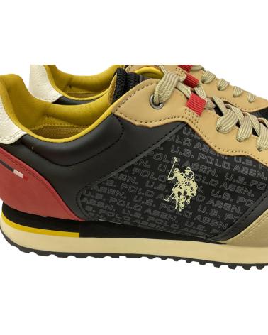 Zapatillas deporte de Hombre US POLO ASSN ZAPATILLAS POLO BLK-BEI 02