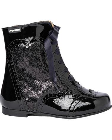 Schuhe für Mädchen ANGELITOS BOTIN PASCUALONA 1000 NEGRO