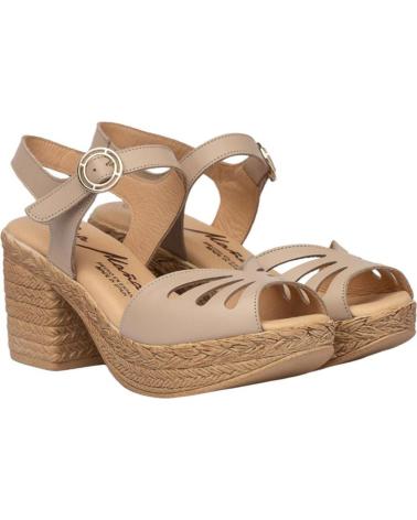 Sandalias de Mujer EVA MAÑAS SANDALIA PIEL 1229 ARENA