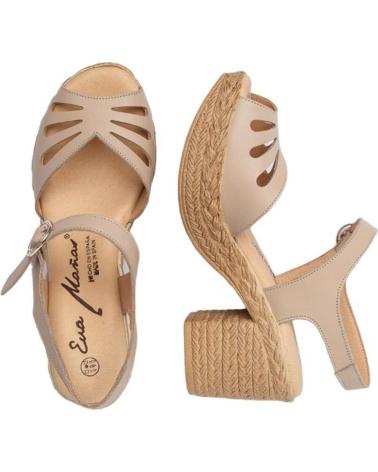 Sandalias de Mujer EVA MAÑAS SANDALIA PIEL 1229 ARENA