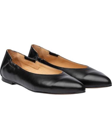 Zapatos de Mujer EVA MAÑAS SALON BABUCHA PIEL 1480 NEGRO