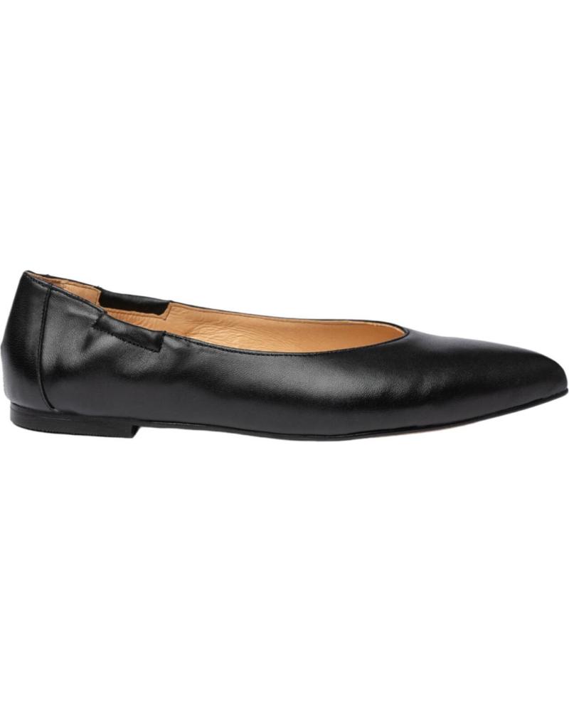 Zapatos de Mujer EVA MAÑAS SALON BABUCHA PIEL 1480 NEGRO