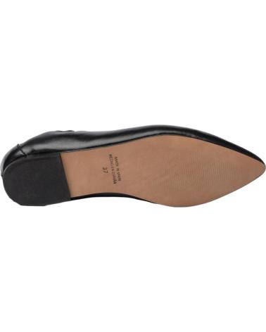 Zapatos de Mujer EVA MAÑAS SALON BABUCHA PIEL 1480 NEGRO