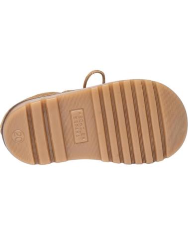 Schuhe für Mädchen und Junge ANGELITOS BOTIN INGLESITA PIEL 426 TAUPE