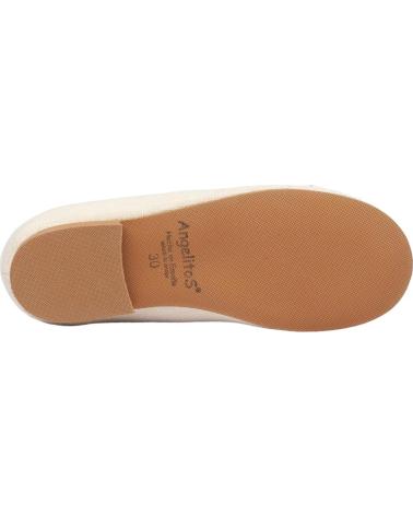 Scarpe per Bambina ANGELITOS BAILARINA CEREMONIA PIEL 1568 BEIGE