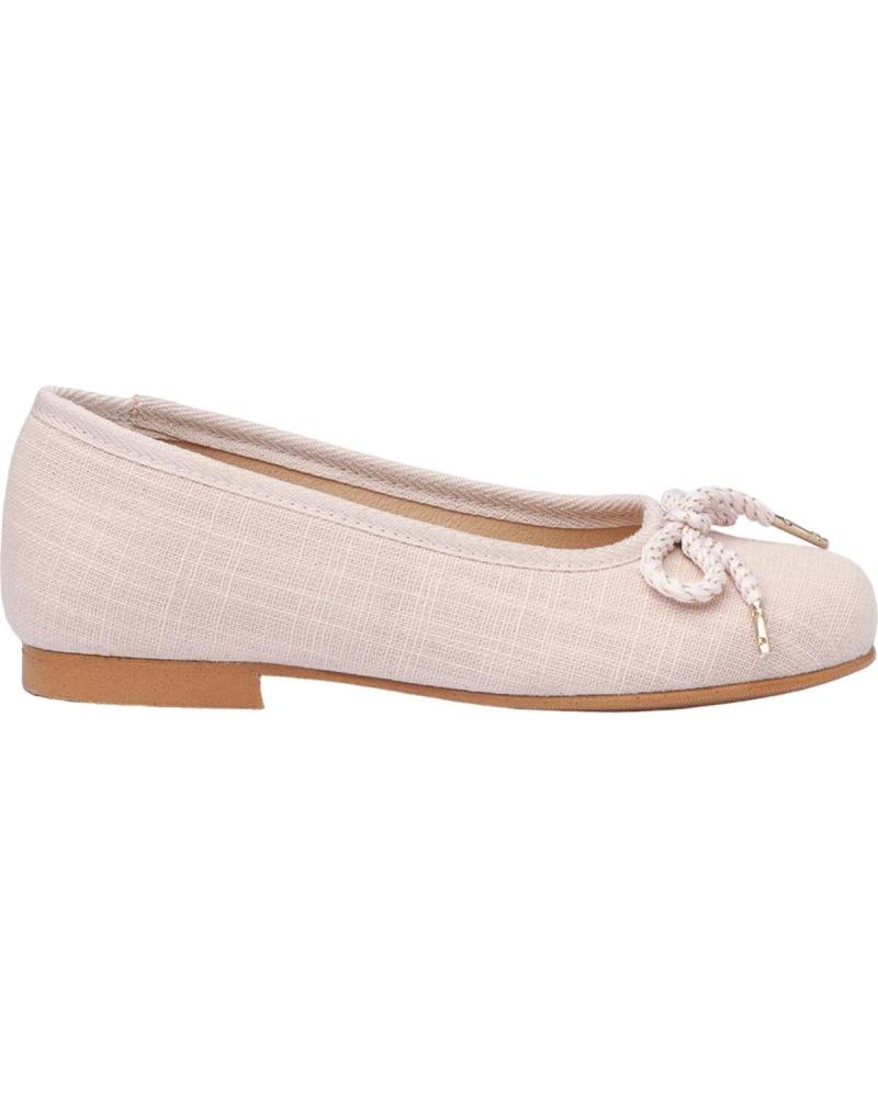 Schuhe für Mädchen ANGELITOS BAILARINA CEREMONIA PIEL 1568 ROSA
