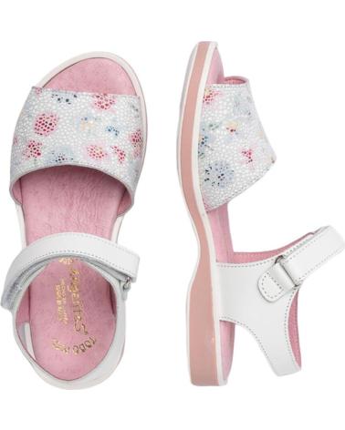 Sandalias de Niña ANGELITOS SANDALIA FLOR ANG578 BLANCO