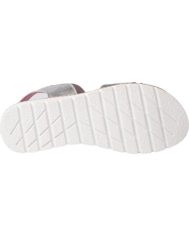 Sandalias de Mujer y Niña ANGELITOS SANDALIA H LEOPARDO ANG626 PLATA