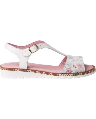 Sandalias de Niña ANGELITOS SANDALIA H FLOR ANG625 BLANCO