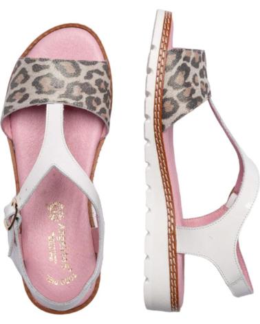 Sandalias de Mujer y Niña ANGELITOS SANDALIA H  ANG625 LEOPARDO