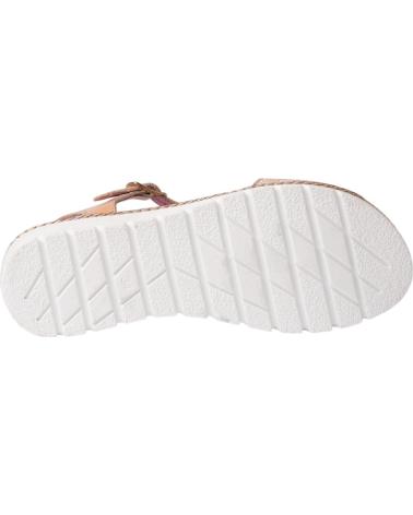 Sandalias de Mujer y Niña ANGELITOS SANDALIA H FLOR ANG625 NUDE