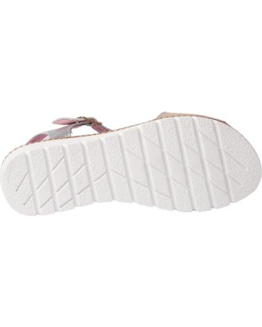 Sandalias de Mujer y Niña ANGELITOS SANDALIA H LEOPARDO ANG625 PLATA