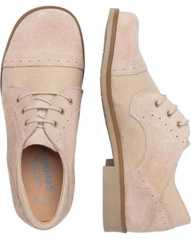 Scarpe per Bambino ANGELITOS ZAPATO CEREMONIA LINO 817 BEIGE