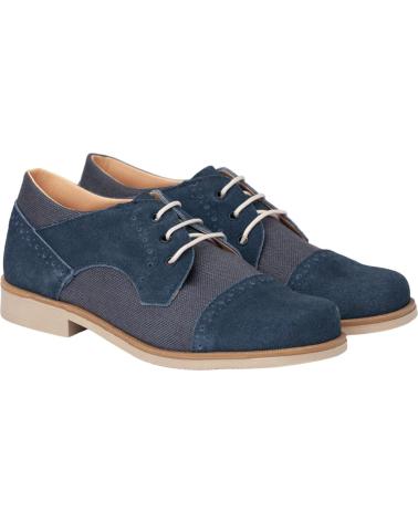 Zapatos de Niño ANGELITOS ZAPATO CEREMONIA LINO 817 MARINO
