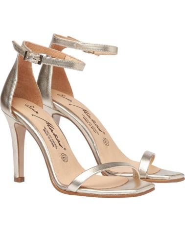 Woman Sandals EVA MAÑAS SALON FIESTA PIEL 1472 PLATINO