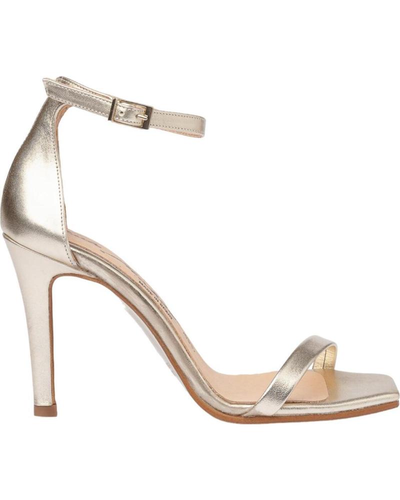 Woman Sandals EVA MAÑAS SALON FIESTA PIEL 1472 PLATINO