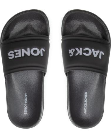 Chanclas de Mujer y Niña y Niño JACK AND JONES CHANCLAS JACKJONES JFWLARRY JUNIOR 12184698 NEGRO