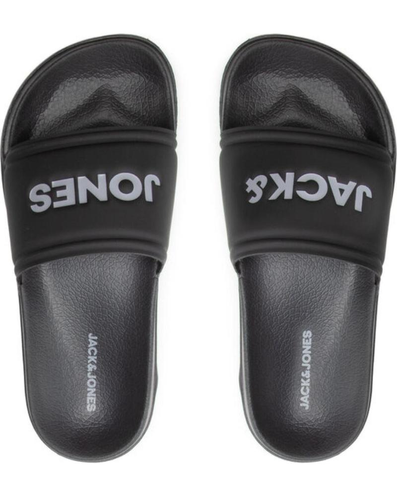 Chanclas de Mujer y Niña y Niño JACK AND JONES CHANCLAS JACKJONES JFWLARRY JUNIOR 12184698 NEGRO