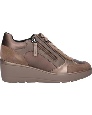 Woman Zapatos de cuña GEOX D36RAC 05422 D ILDE C6692 DK TAUPE