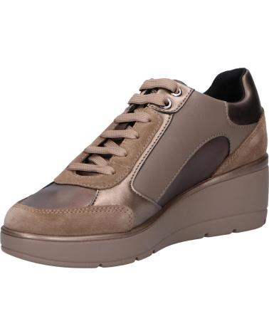 Woman Zapatos de cuña GEOX D36RAC 05422 D ILDE C6692 DK TAUPE