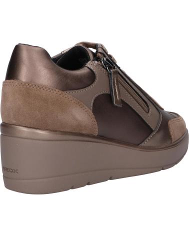 Woman Zapatos de cuña GEOX D36RAC 05422 D ILDE C6692 DK TAUPE