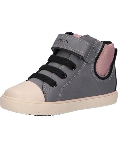 Sportif pour Fille GEOX B361MD 0MEFU B GISLI C0502 GREY-PINK