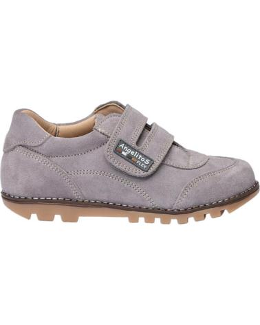Sapatos de Menina e Menino ANGELITOS DEPORTIVO PIEL 907 GRIS