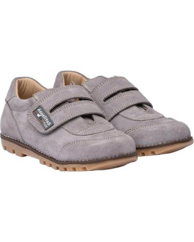 Sapatos de Menina e Menino ANGELITOS DEPORTIVO PIEL 907 GRIS