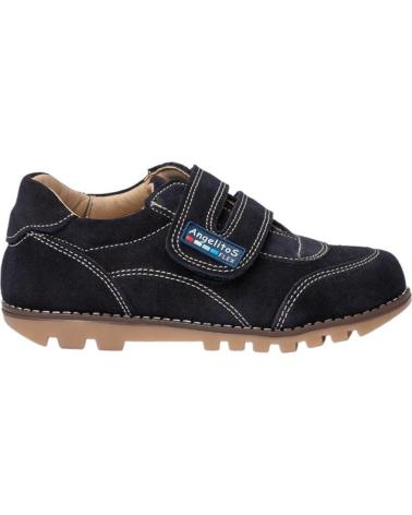 Sapatos de Menina e Menino ANGELITOS DEPORTIVO PIEL 907 MARINO
