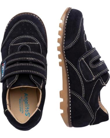 Sapatos de Menina e Menino ANGELITOS DEPORTIVO PIEL 907 MARINO