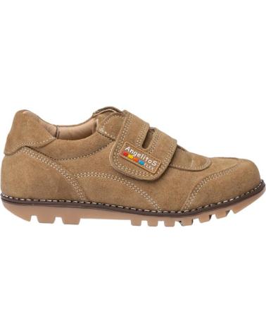 Sapatos de Menina e Menino ANGELITOS DEPORTIVO PIEL 907 TAUPE