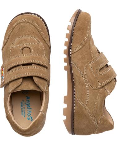 Sapatos de Menina e Menino ANGELITOS DEPORTIVO PIEL 907 TAUPE