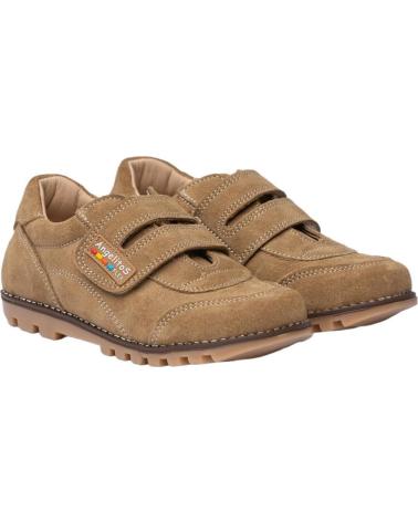 Sapatos de Menina e Menino ANGELITOS DEPORTIVO PIEL 907 TAUPE