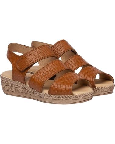 Sandalias de Mujer EVA MAÑAS SANDALIA PIEL 1261 CUERO