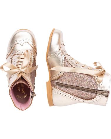 Scarpe per Bambina ANGELITOS BOTIN PASCUALONA 1000 PLATINO
